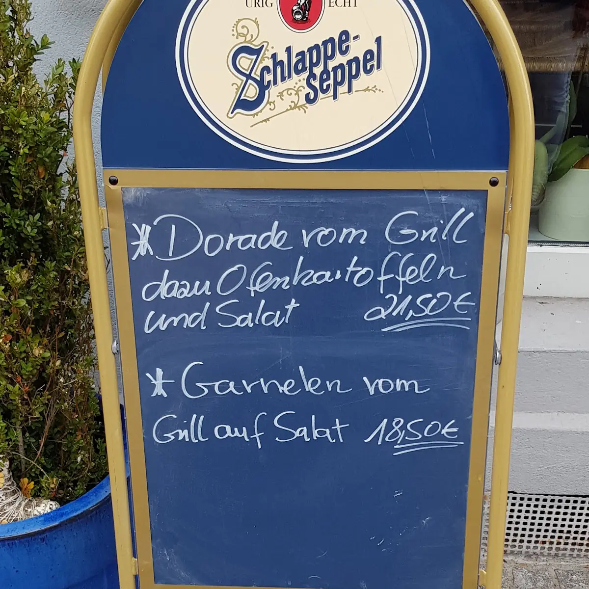 Speisekarte, Taverna Platea
