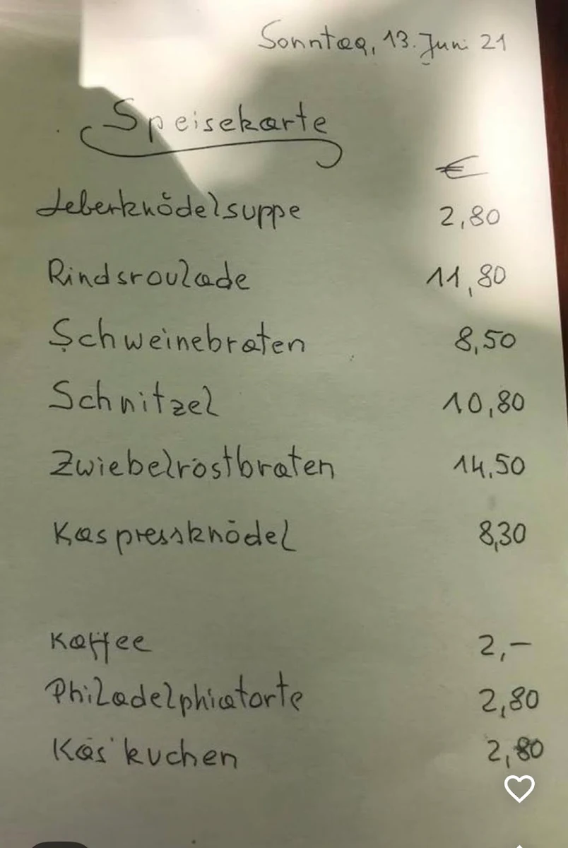 Speisekarte photo 6