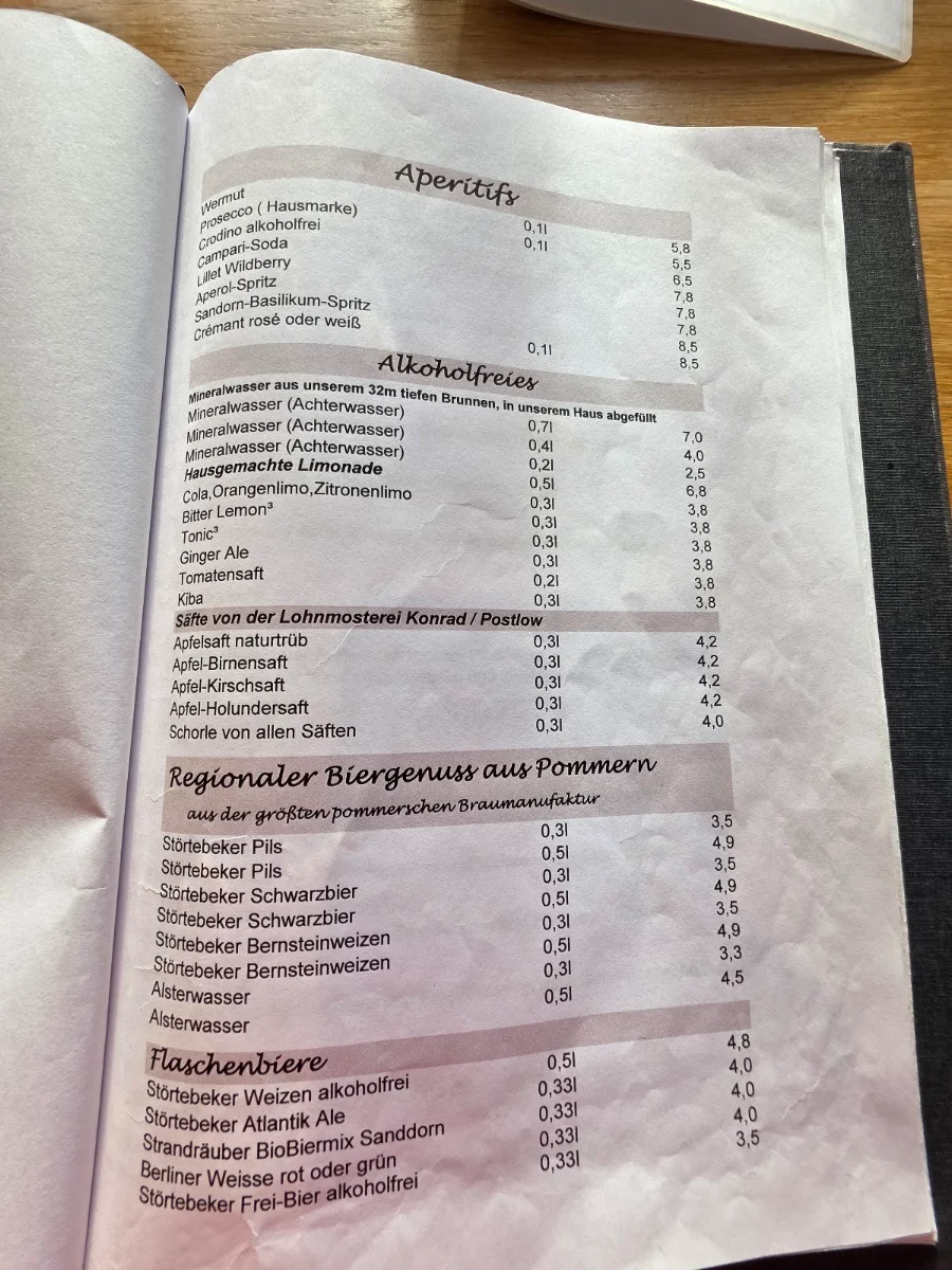 Speisekarte photo 2