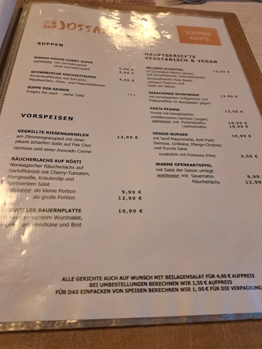 Speisekarte photo 3