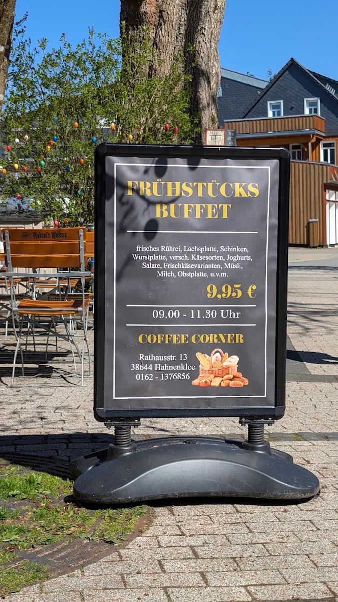 Speisekarte, Coffee Corner Hahnenklee