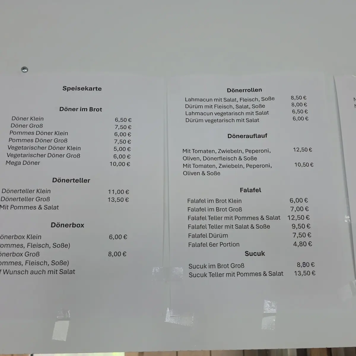 Speisekarte photo 2