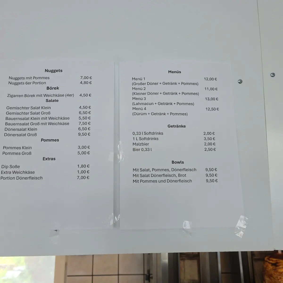 Speisekarte photo 3