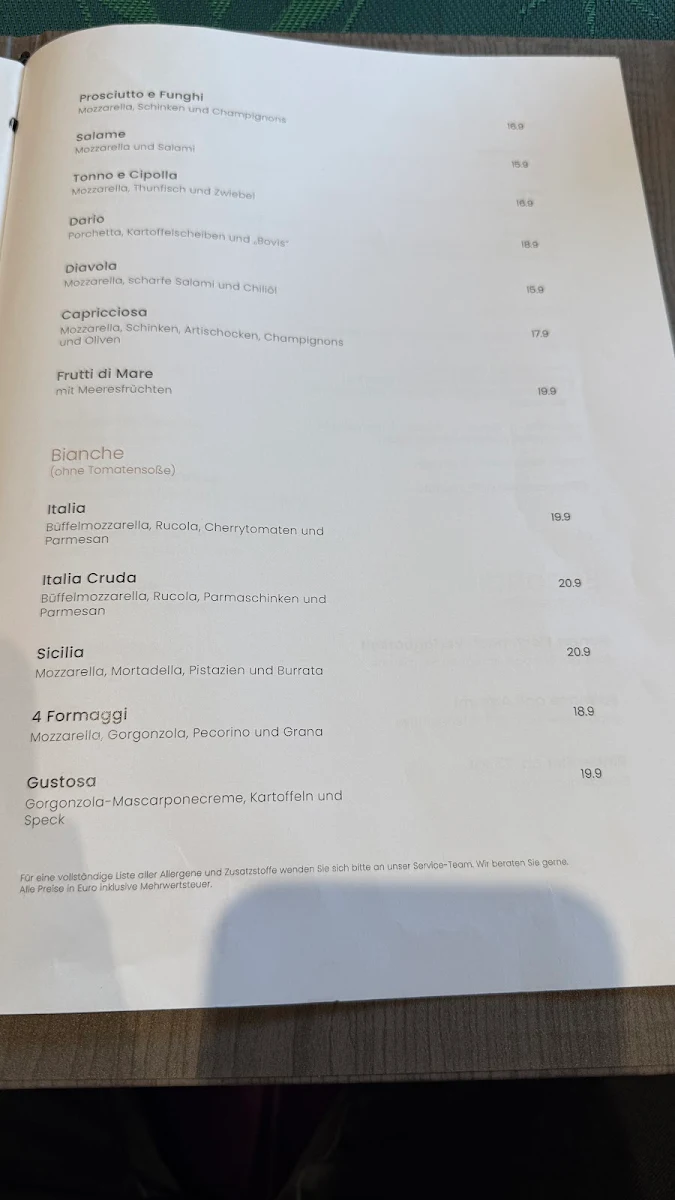 Speisekarte photo 1