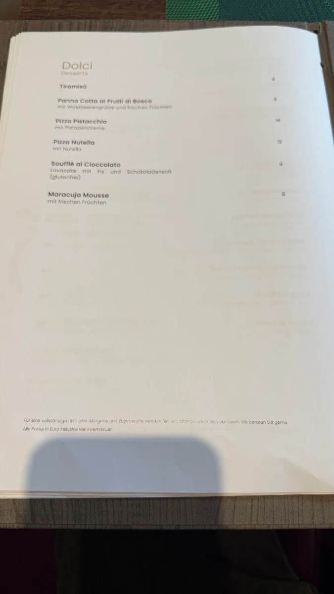 Speisekarte photo 2