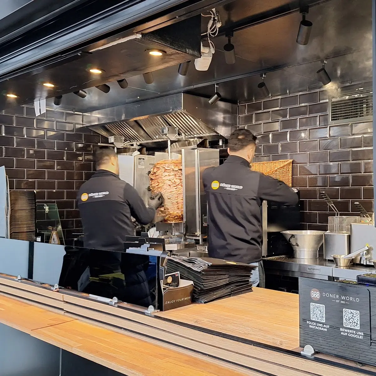 Speisekarte, BBB Döner World