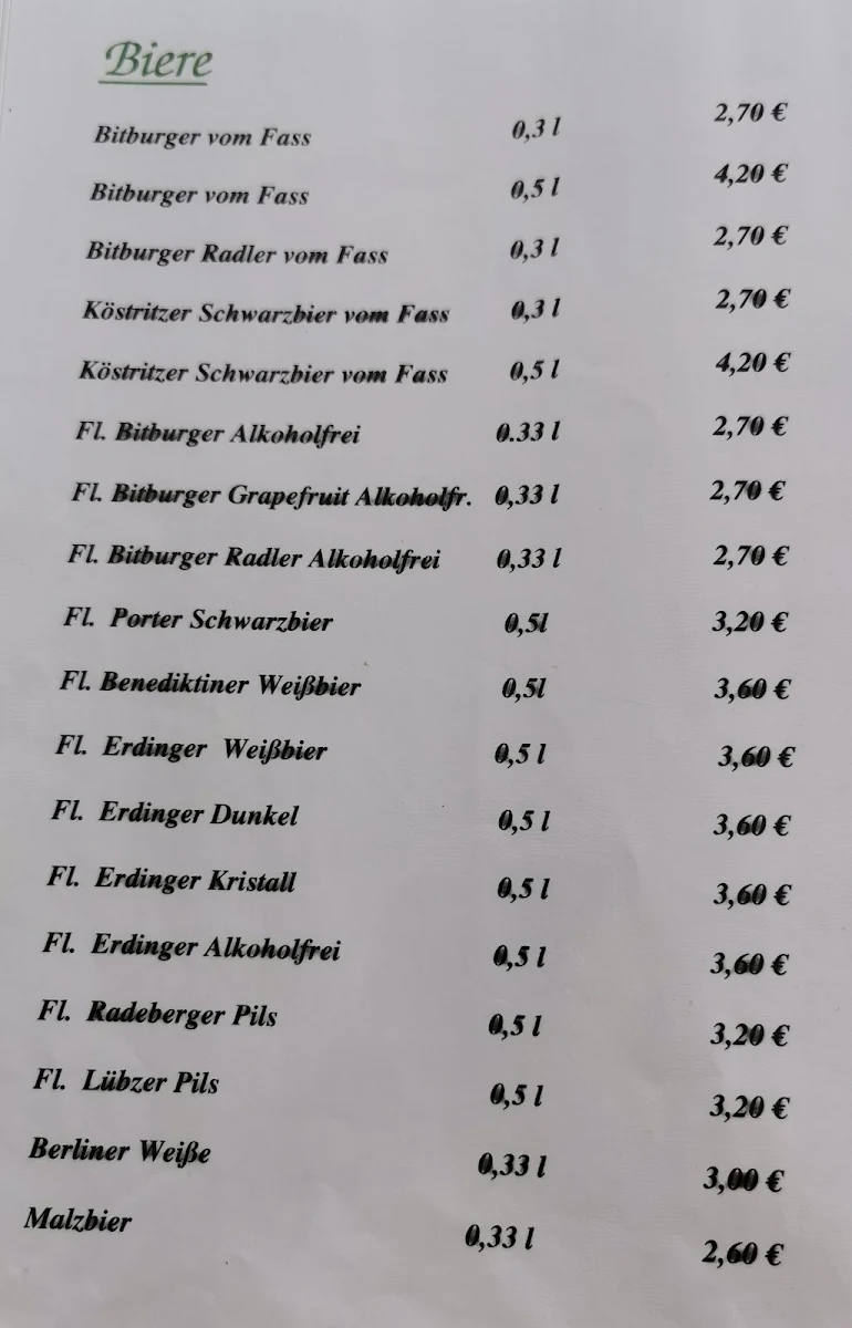 Speisekarte photo 2