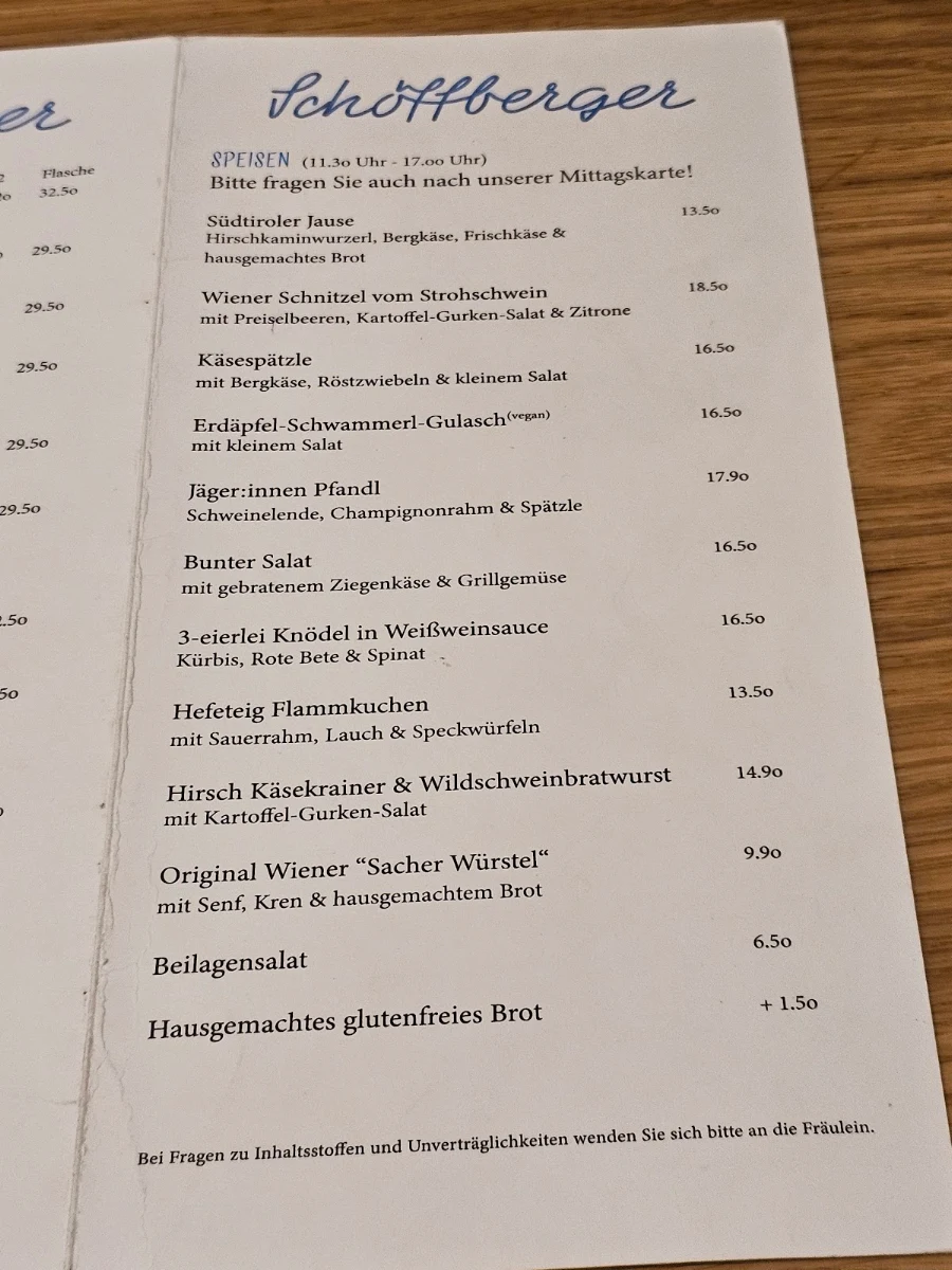 Speisekarte photo 6