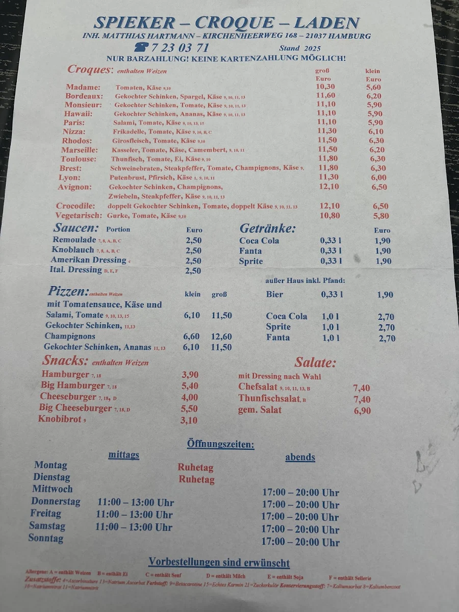Speisekarte photo 1