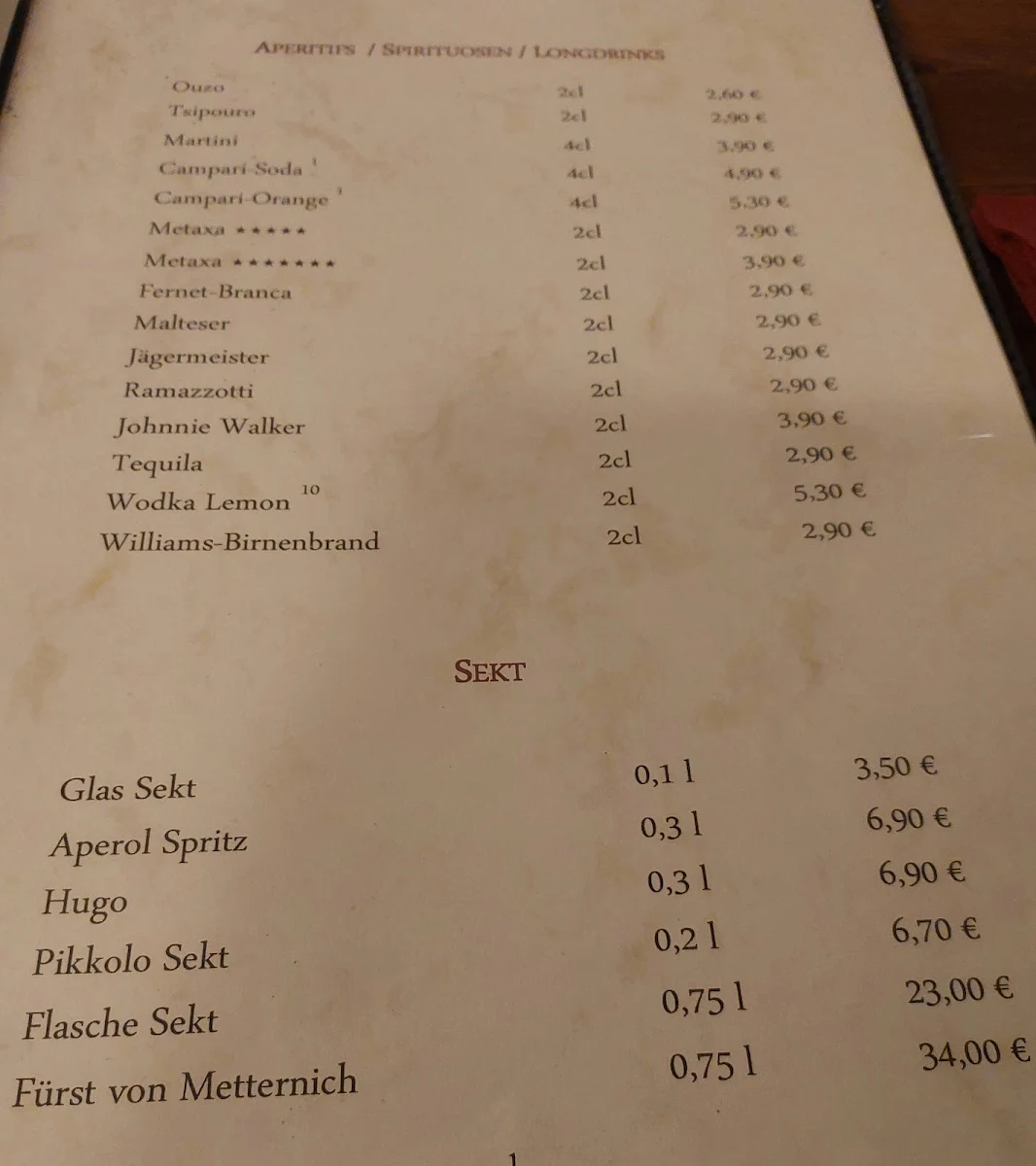 Speisekarte photo 3