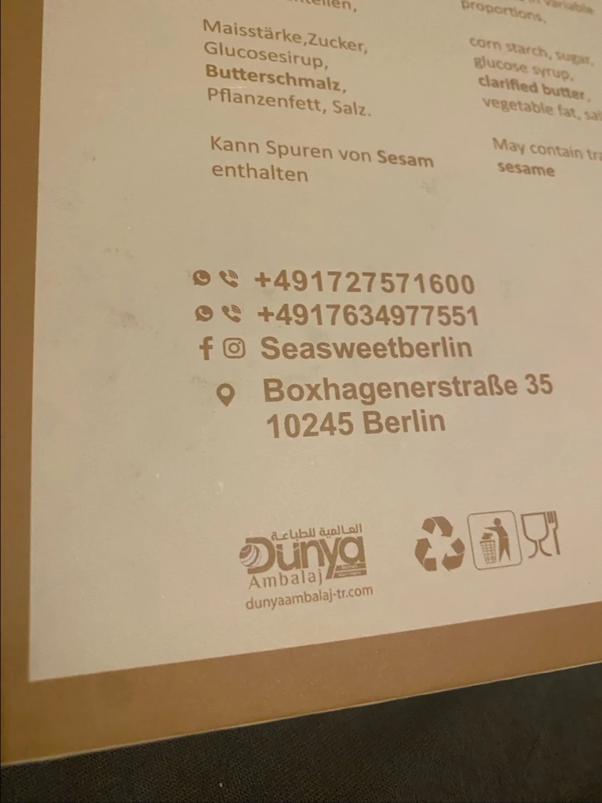 Speisekarte photo 2