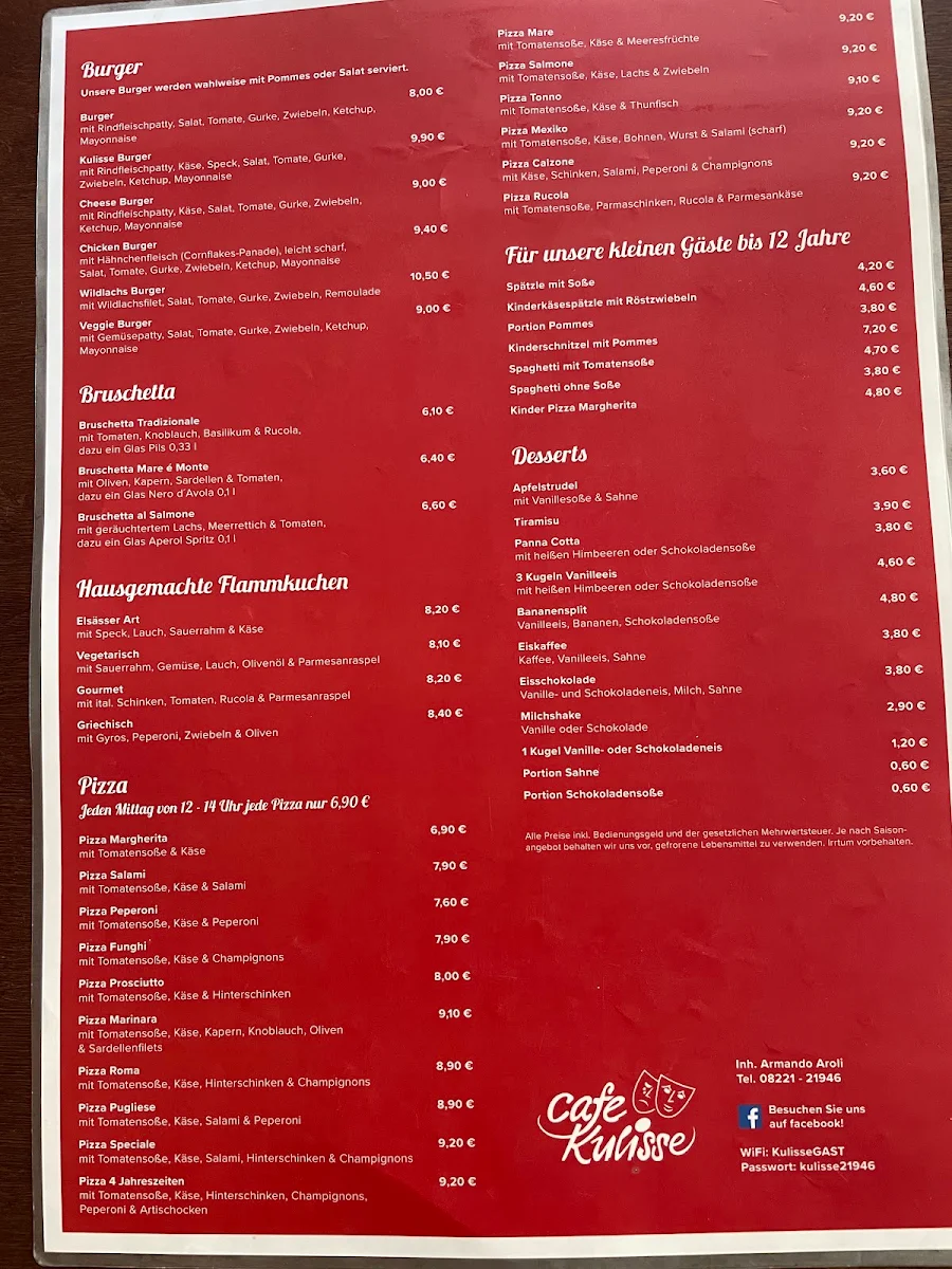 Speisekarte photo 2