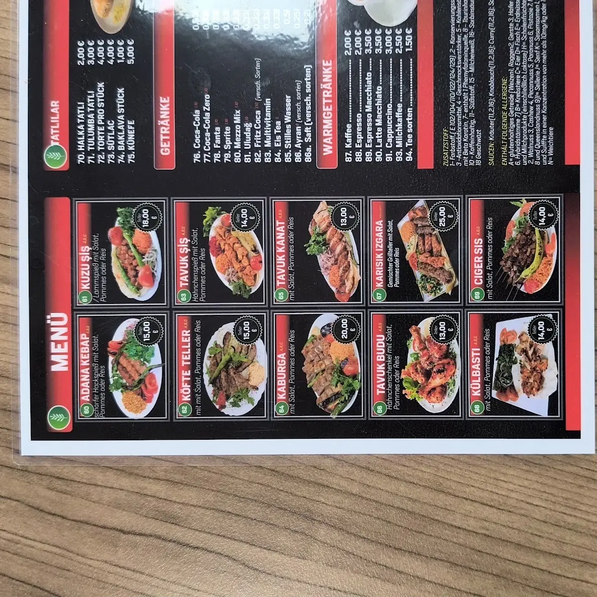 Speisekarte photo 6