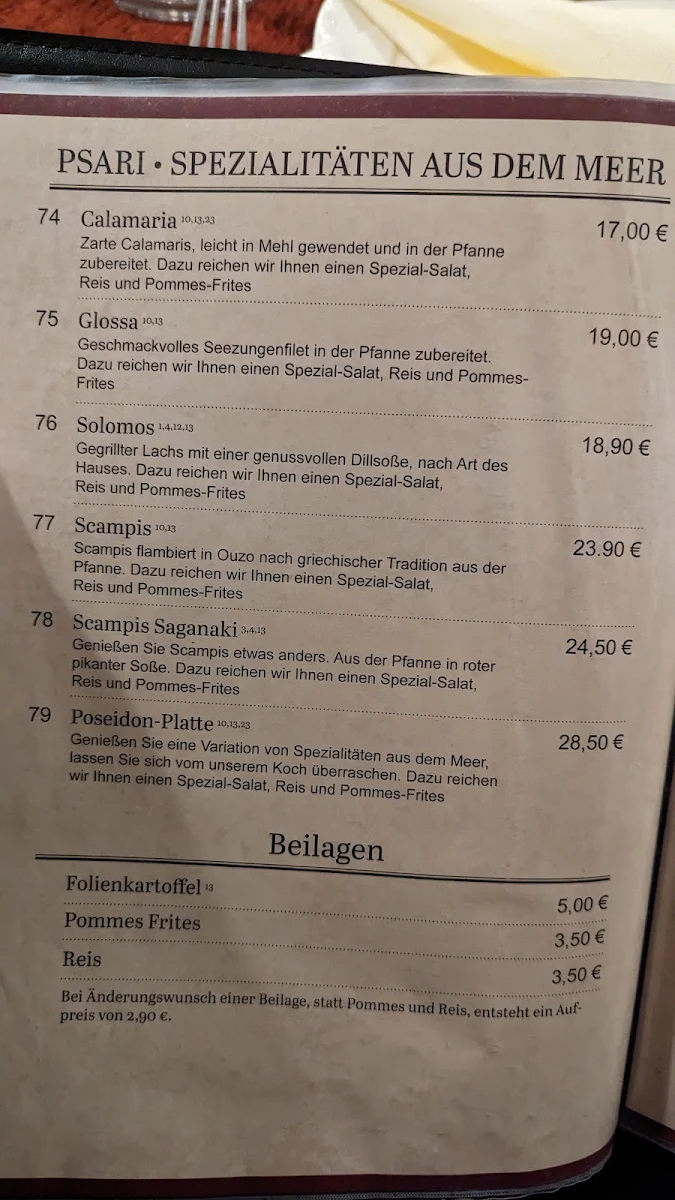 Speisekarte photo 2