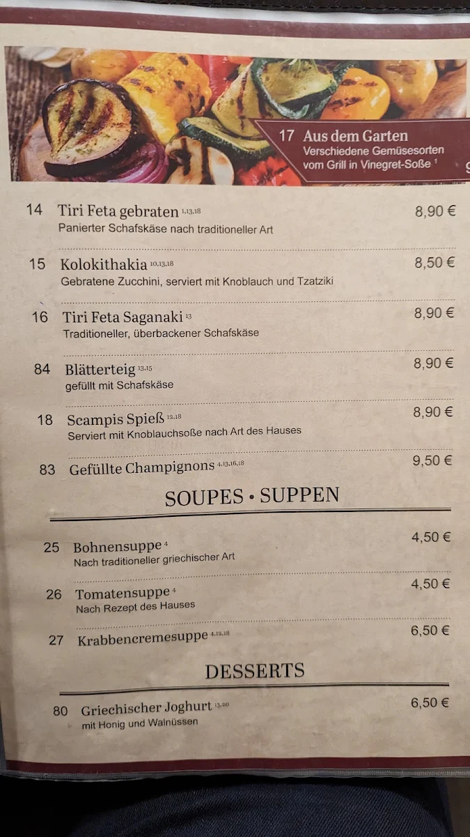 Speisekarte photo 4