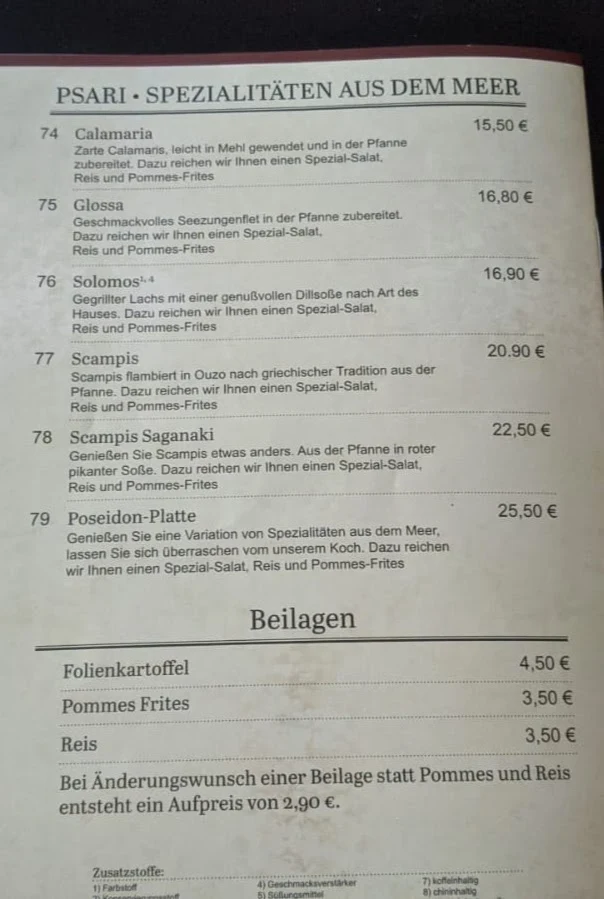 Speisekarte photo 7