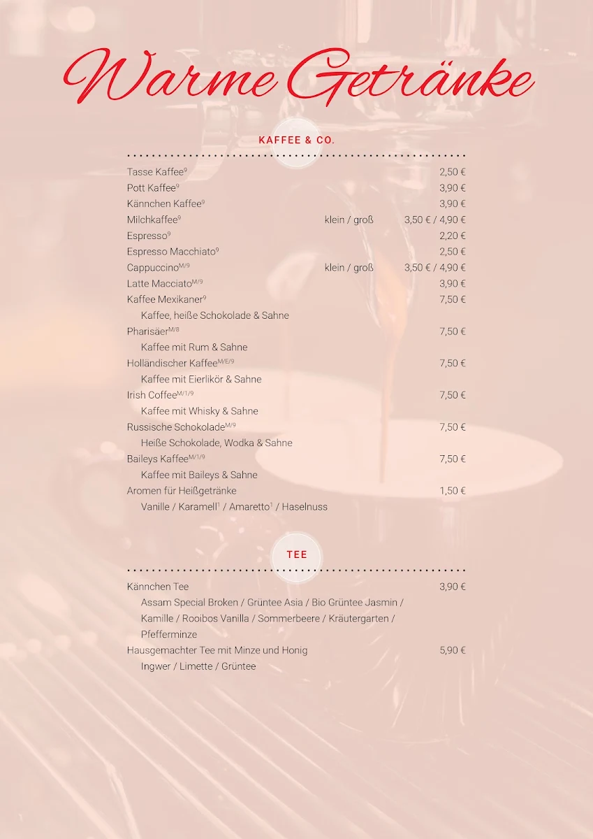 Speisekarte, Poli Bistro - Agnieszka Ciekosz-Lo Vullo