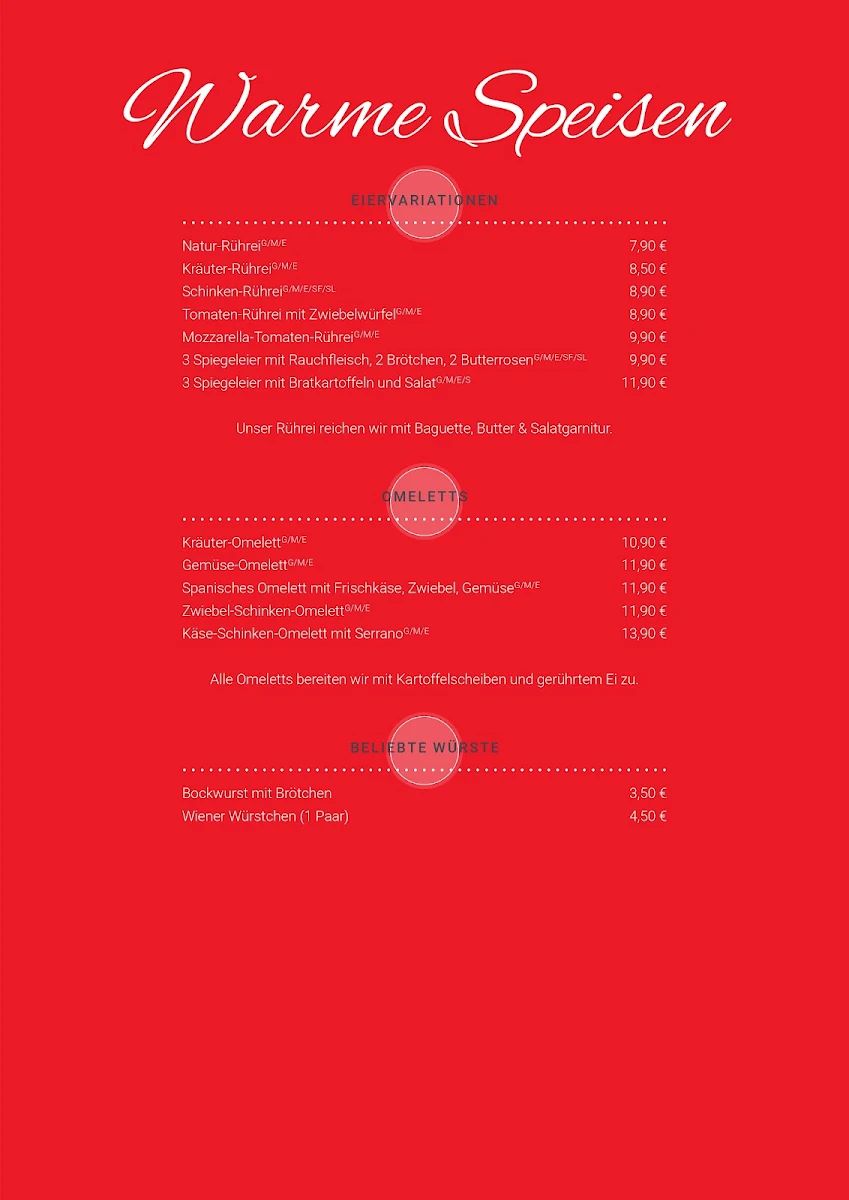 Speisekarte, Poli Bistro - Agnieszka Ciekosz-Lo Vullo
