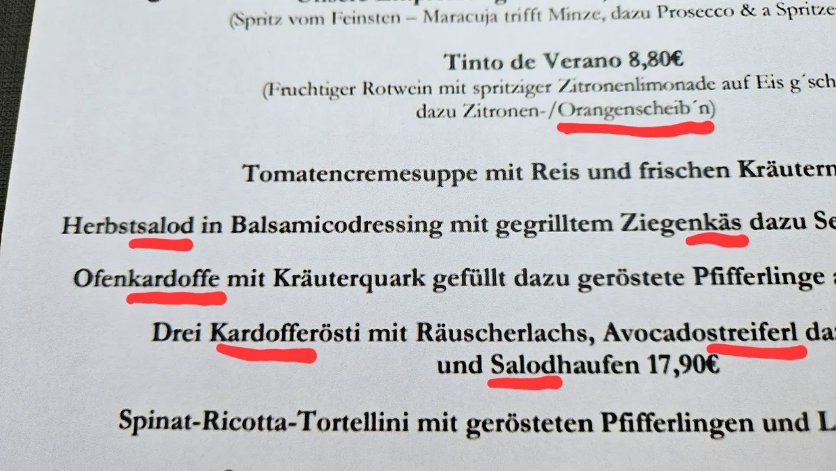 Speisekarte photo 8