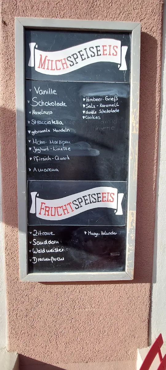 Speisekarte, Eisblumenberg