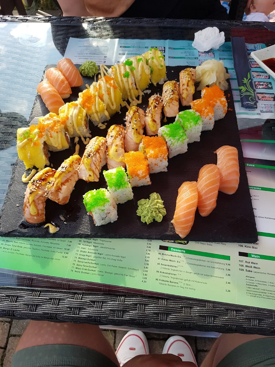 Speisekarte, Mizumi Sushi