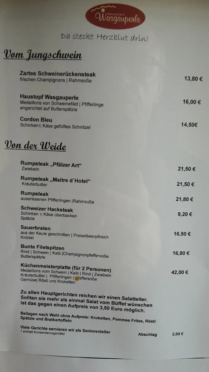 Speisekarte photo 2