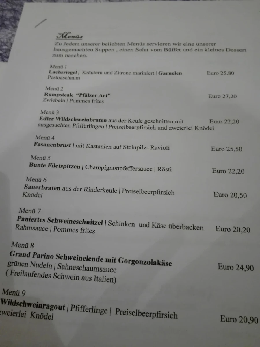 Speisekarte photo 3