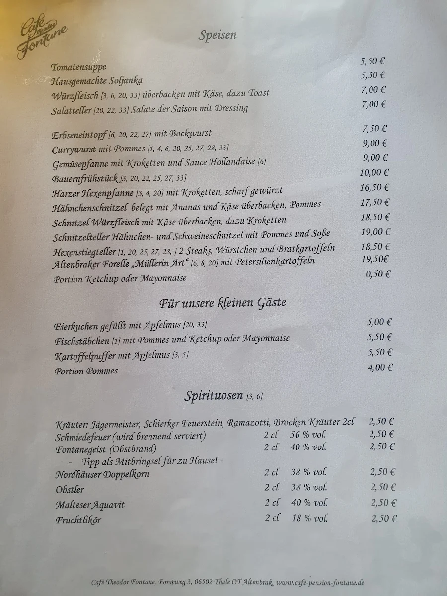 Speisekarte photo 1