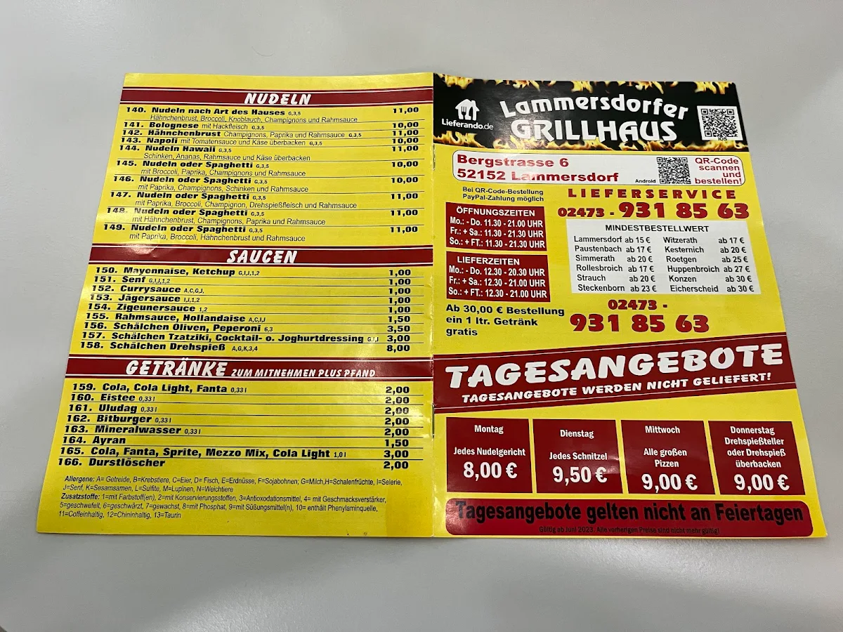 Speisekarte photo 2