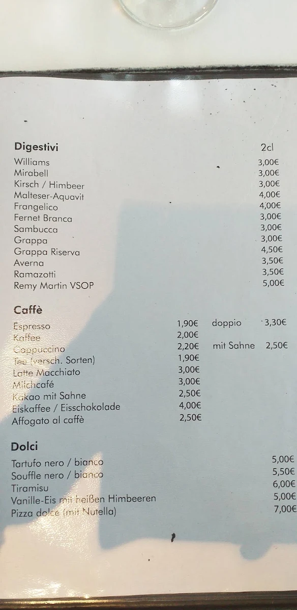 Speisekarte, Zur Breitwiese