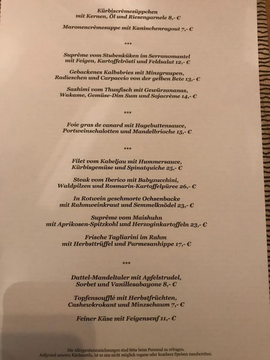 Speisekarte photo 6