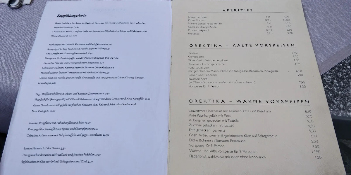 Speisekarte photo 1