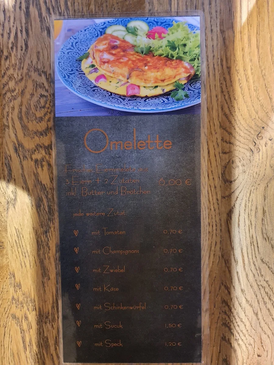 Speisekarte, Ettli Kaffee - Café Eggenstein