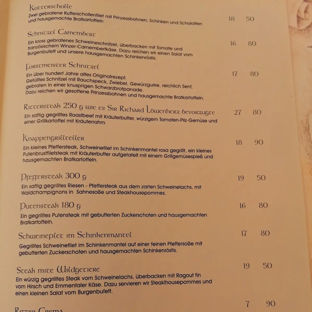 Speisekarte photo 6