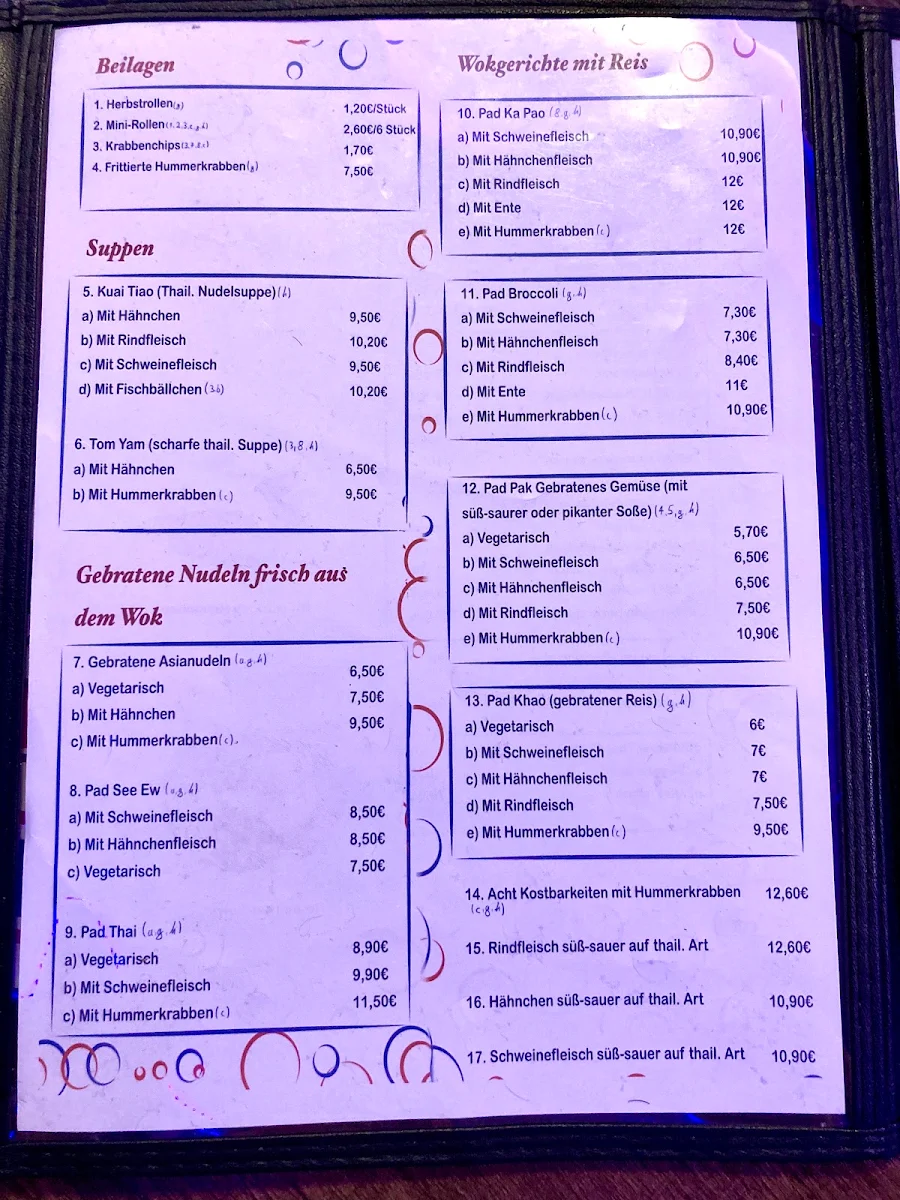 Speisekarte photo 2