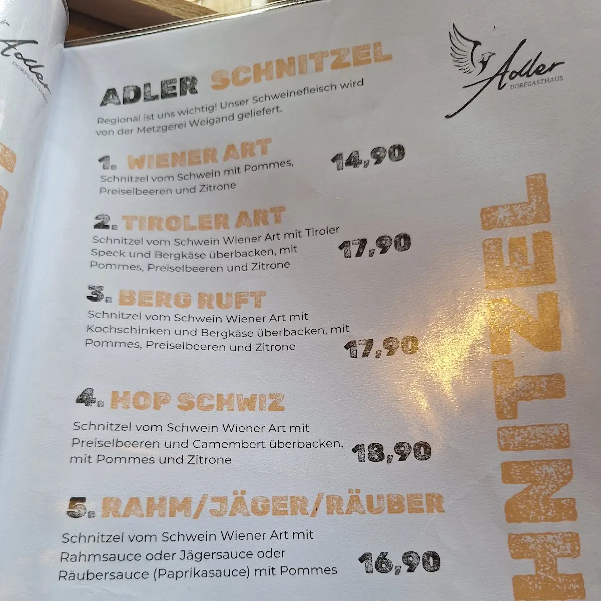 Speisekarte photo 3