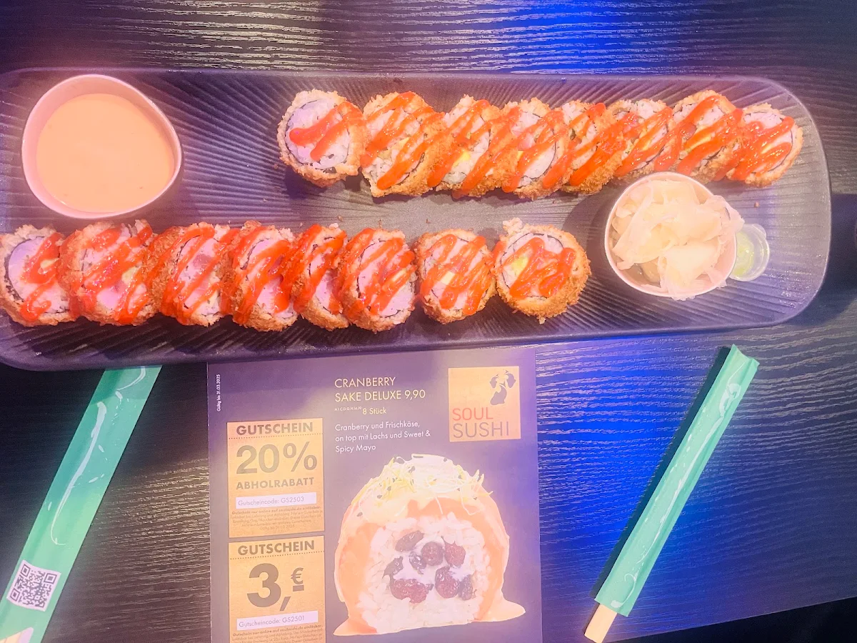 Speisekarte, Soul Sushi Rellingen
