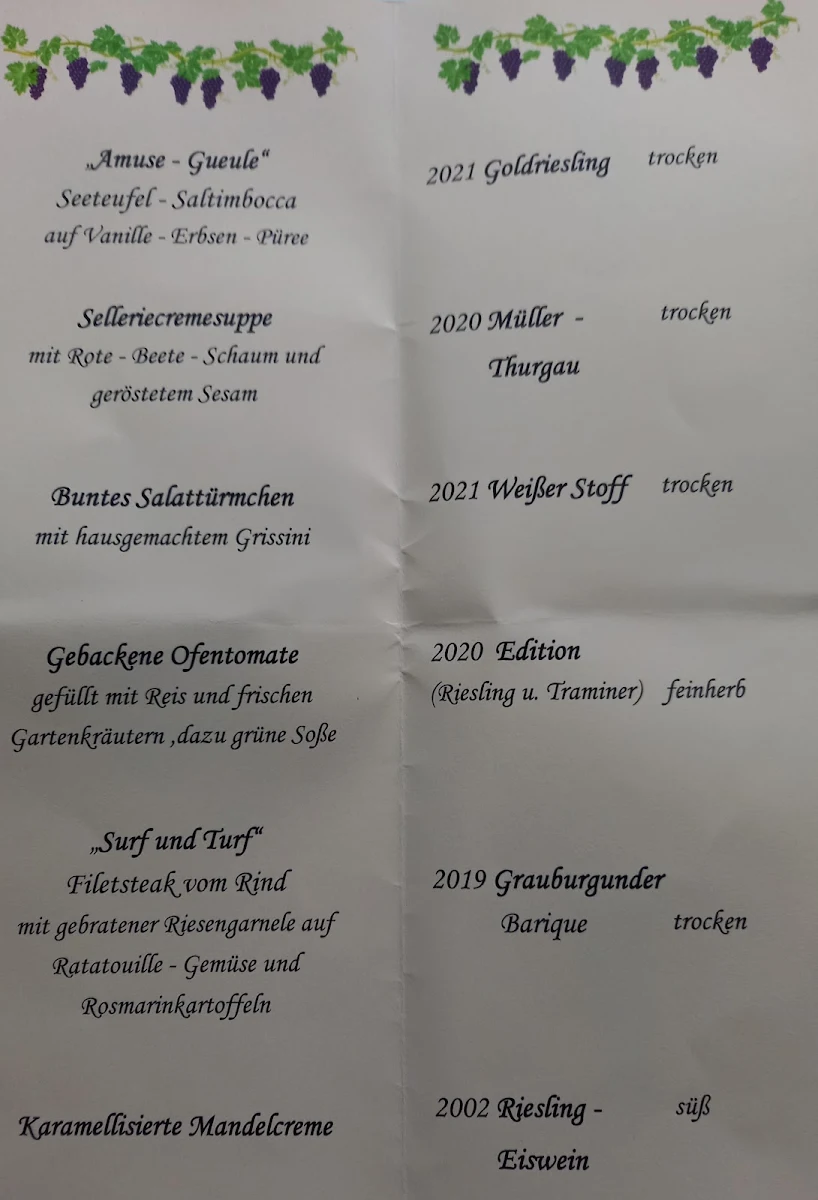 Speisekarte photo 2
