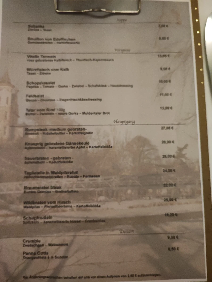 Speisekarte photo 2