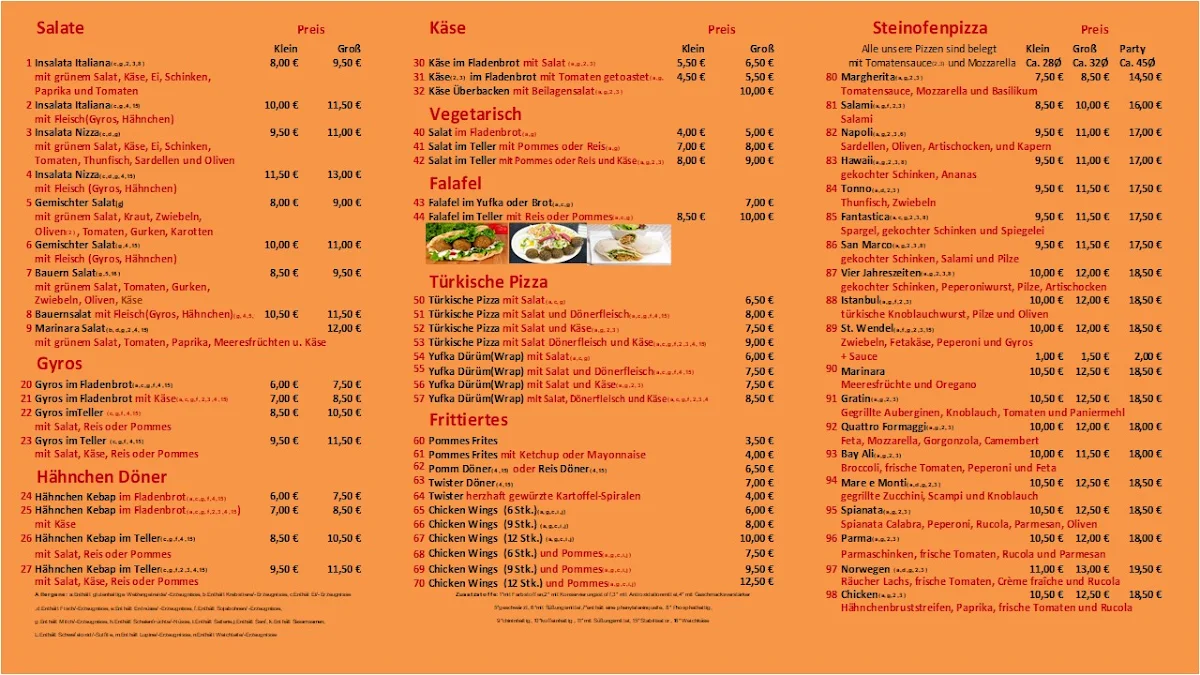 Speisekarte photo 2