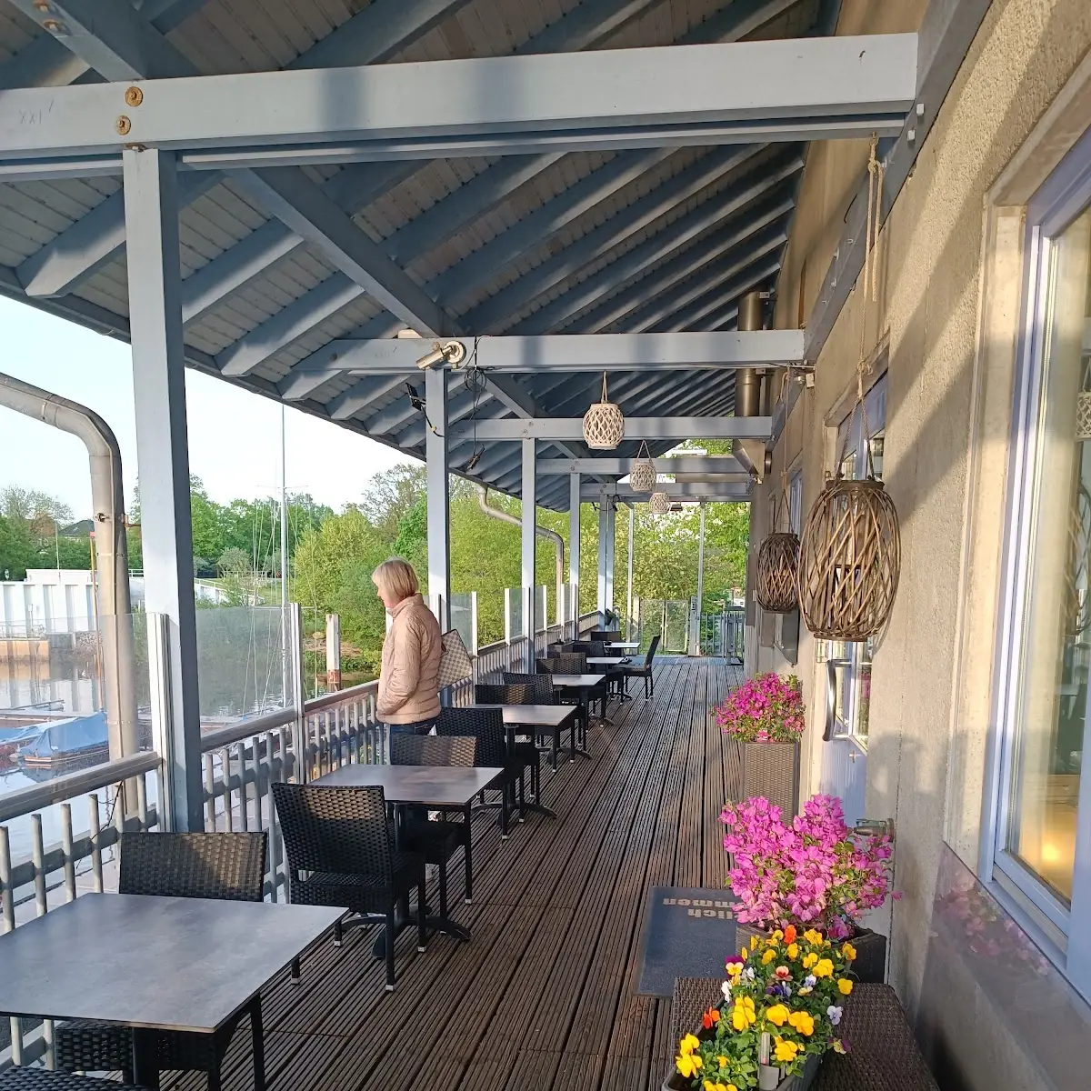 Atmosphäre, Bootshaus Blumenthal Restaurant mit Weserblick