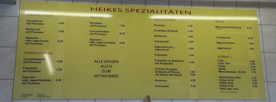 Speisekarte photo 2