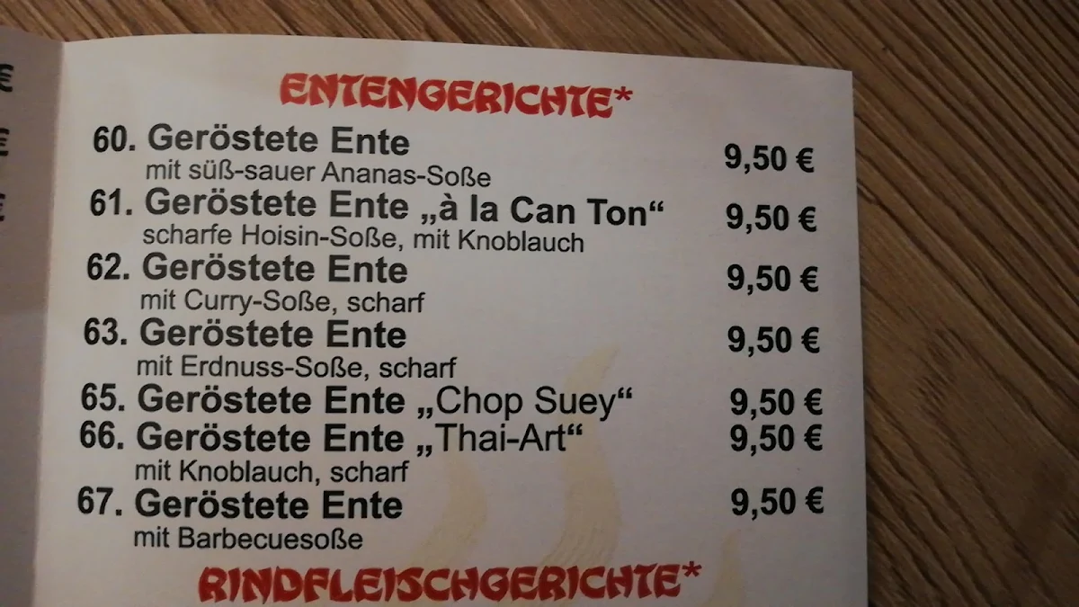 Speisekarte photo 1
