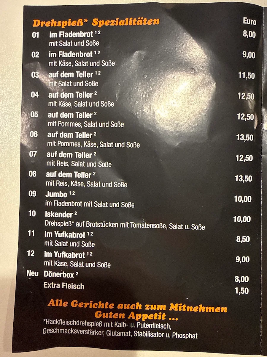 Speisekarte photo 1
