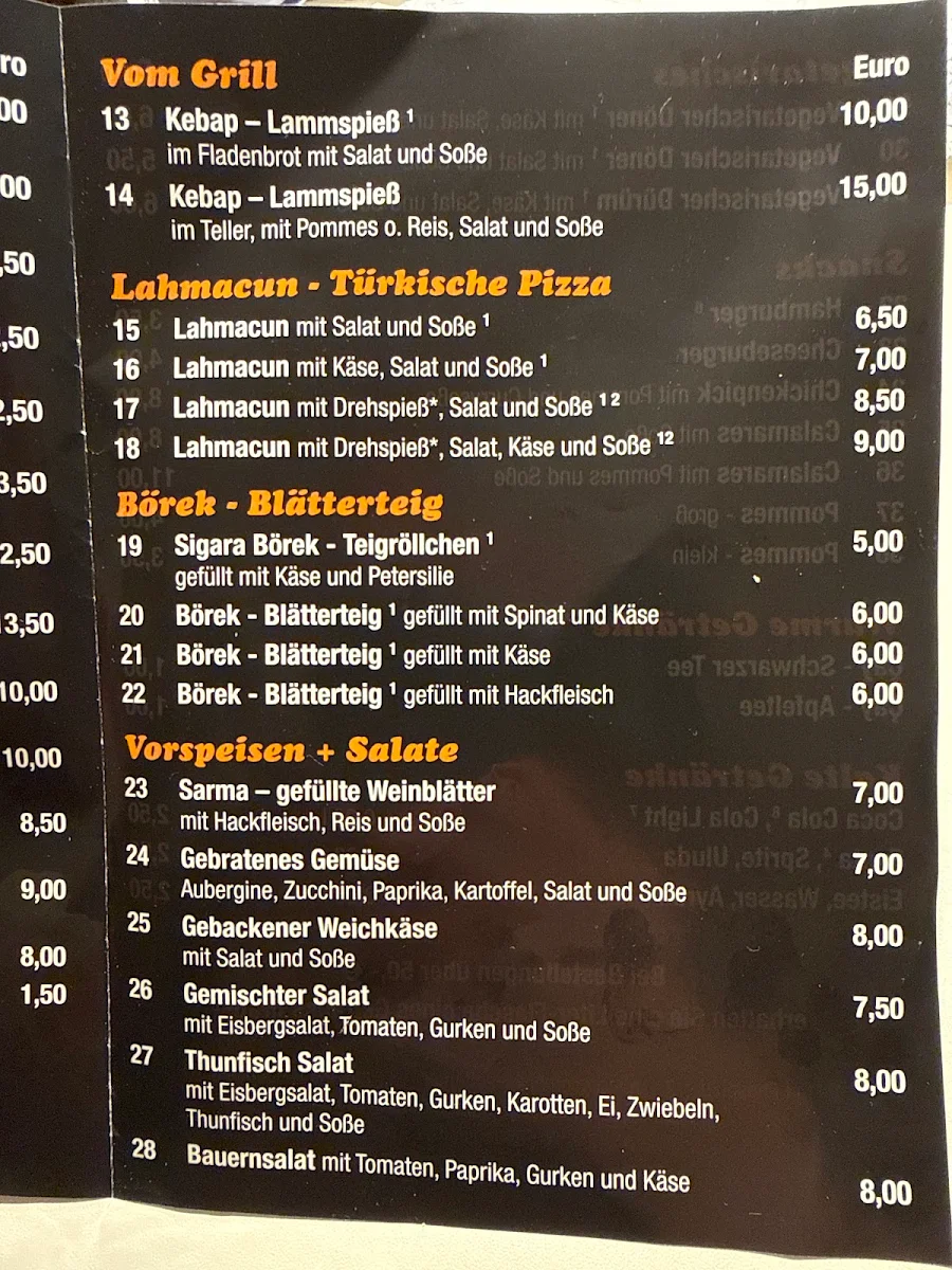 Speisekarte photo 2