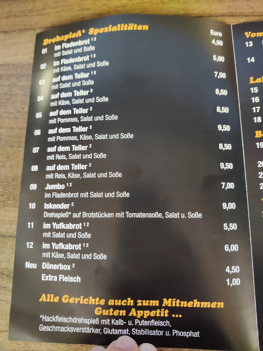 Speisekarte photo 9
