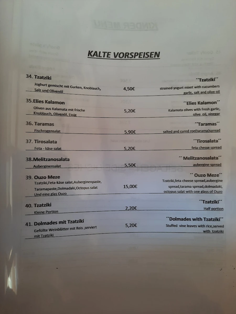 Speisekarte photo 4