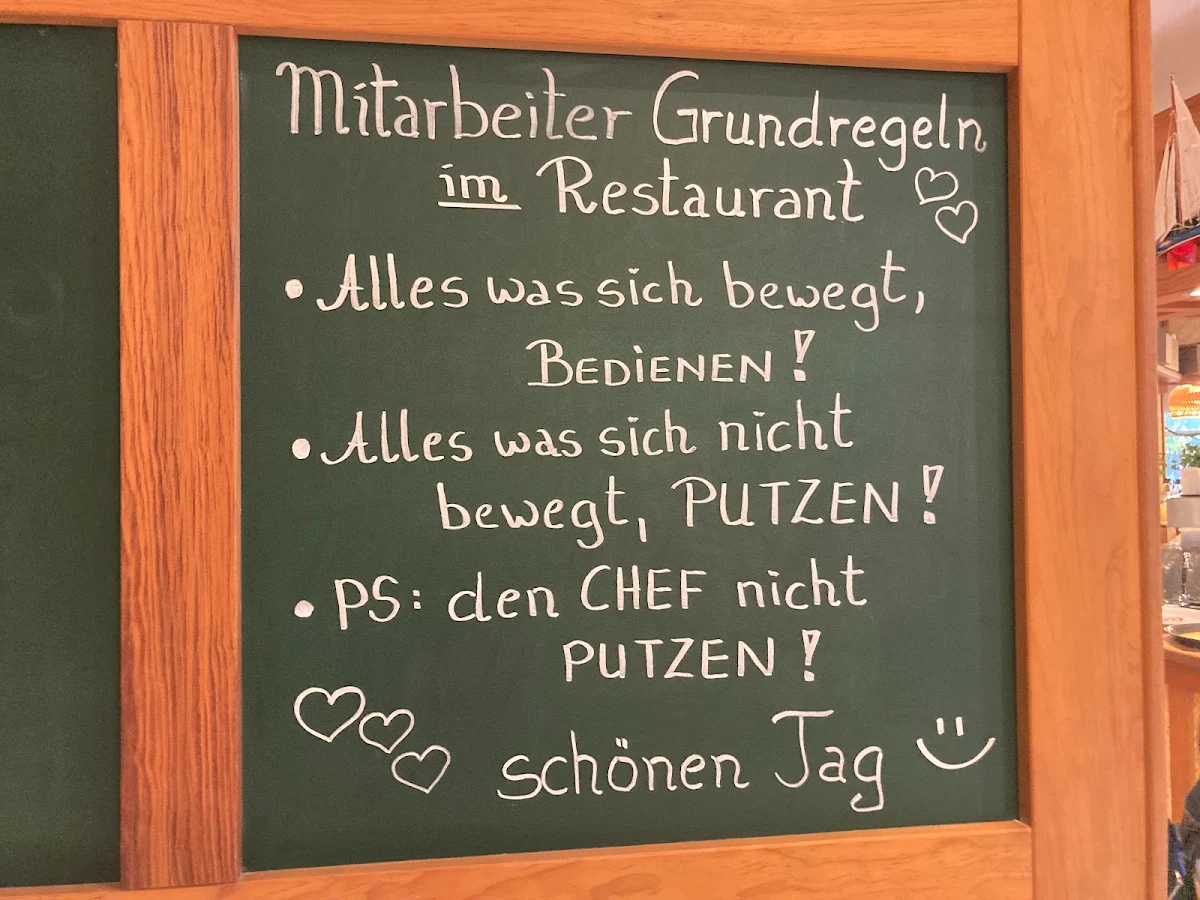 Speisekarte, Restaurant "Nordlicht"