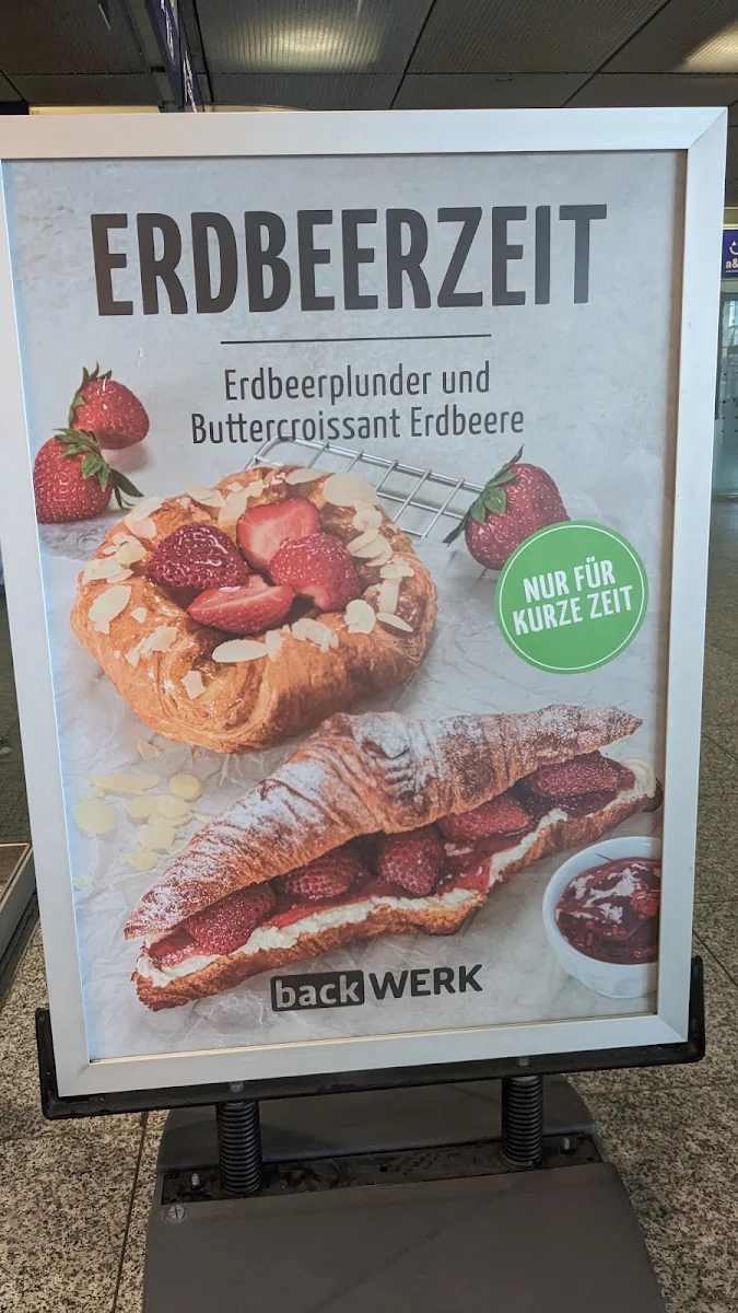 Speisekarte, BackWerk