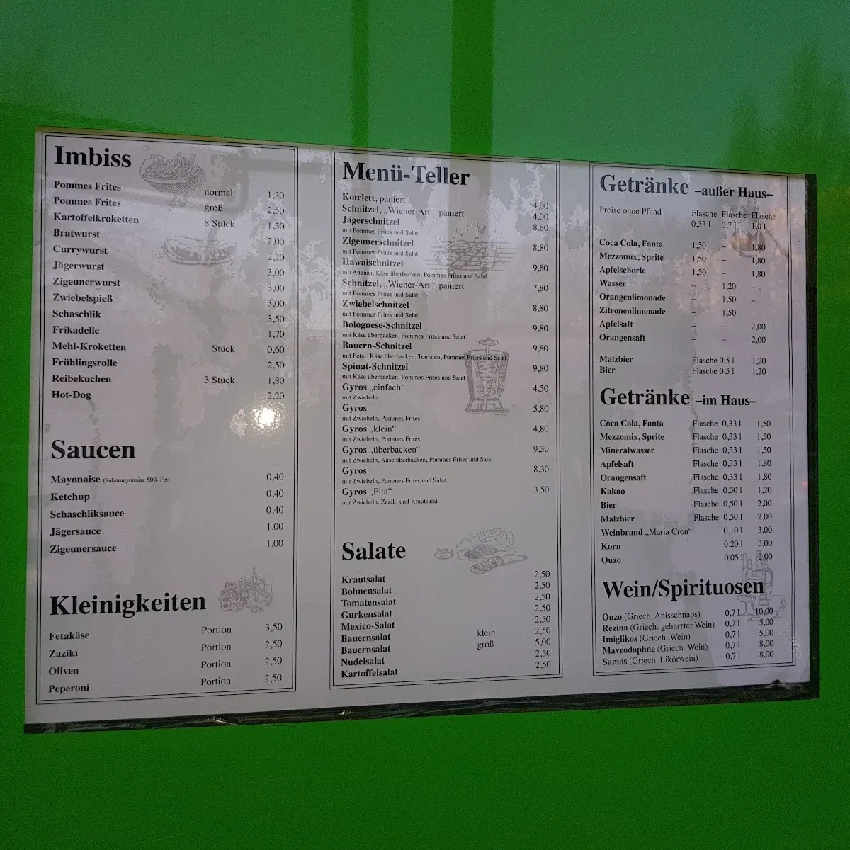 Speisekarte photo 5